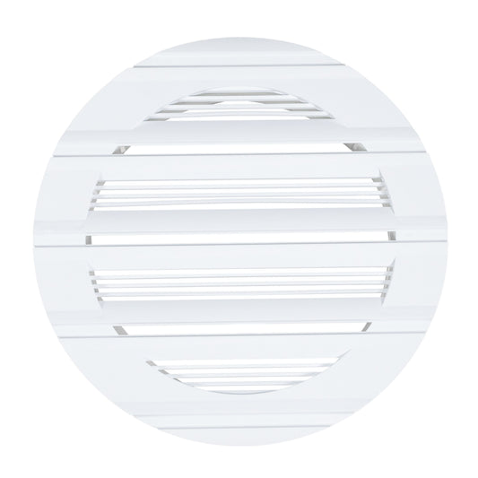 Louvre Vent Round Bella 150mm White