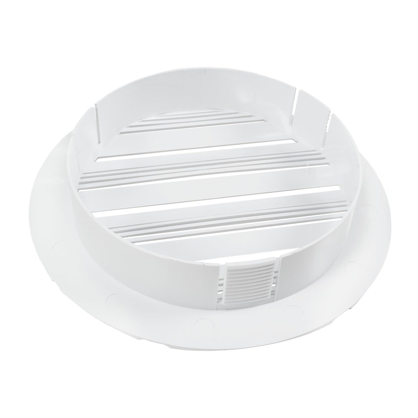 Louvre Vent Round Bella 150mm White