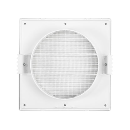 Louvre Vent White DL/150 RW LUX With Fly Mesh