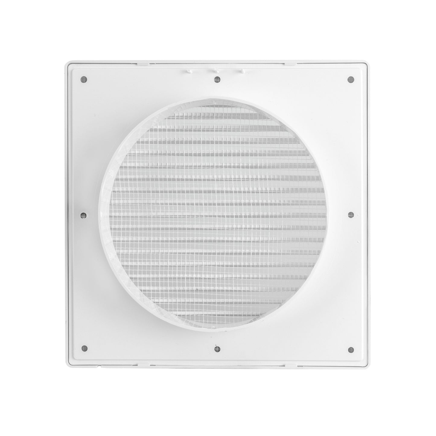 Louvre Vent White DL/125 RW LUX With Fly Mesh
