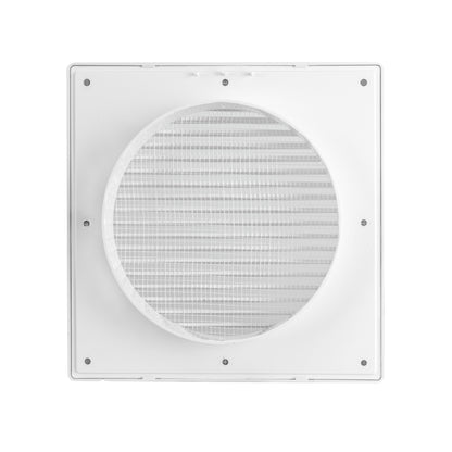 Louvre Vent White DL/125 RW LUX With Fly Mesh