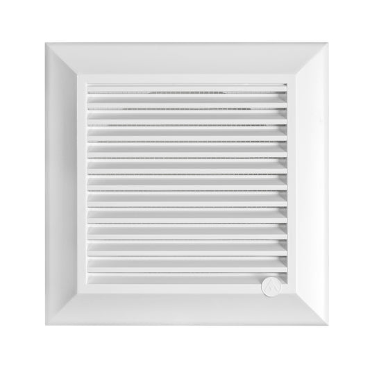 Louvre Vent White Duo Smart 135 fi 100mm With Fly Mesh