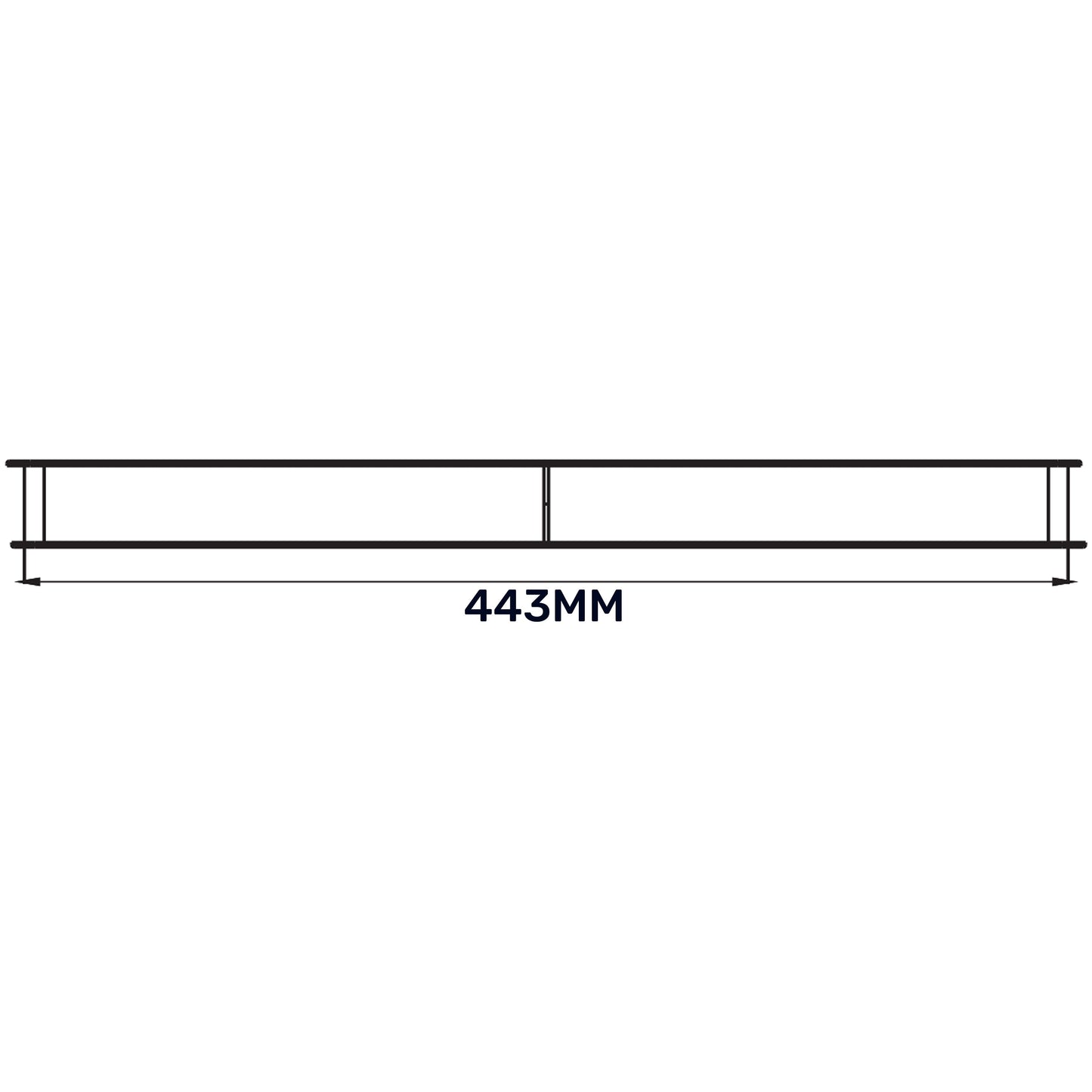 Door Louvre Vent KD 90mm—445mm