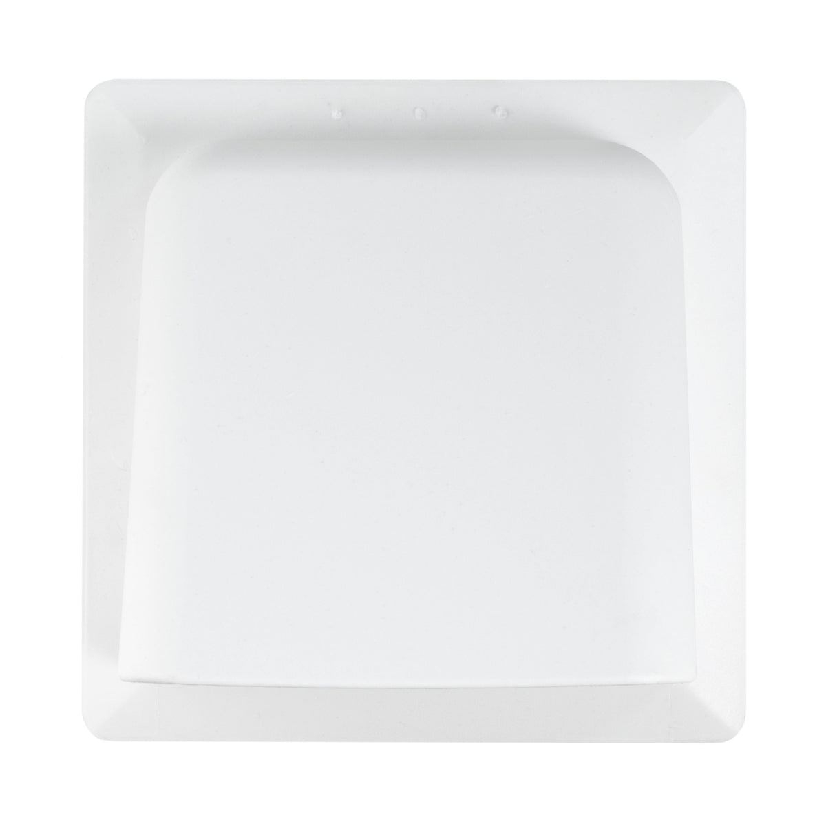 Through Wall Ventilation Kit Round Louvre Vent VC-KRO0184 with White External Vent
