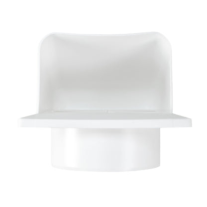 External White Louvre Vent  KRD/100 fi100mm