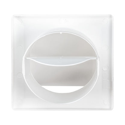 External White Louvre Vent  KRD/100 fi100mm