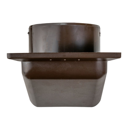 Through Wall Ventilation Kit RICO Pull-Cord Switch Fan with Brown External Vent