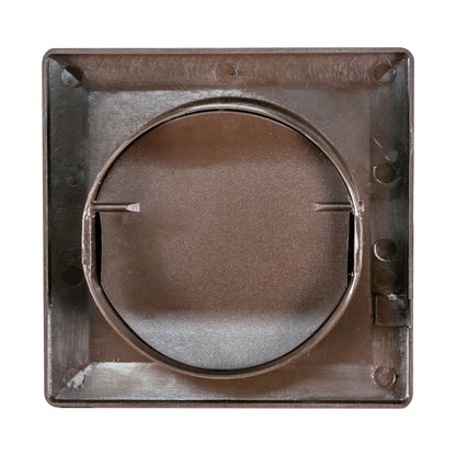 Through Wall Ventilation Kit Duo Smart DS4178 Vent with Brown External Vent