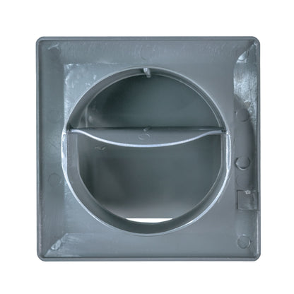 Through Wall Ventilation Kit DL0163 Louvre Vent with Graphite External Vent