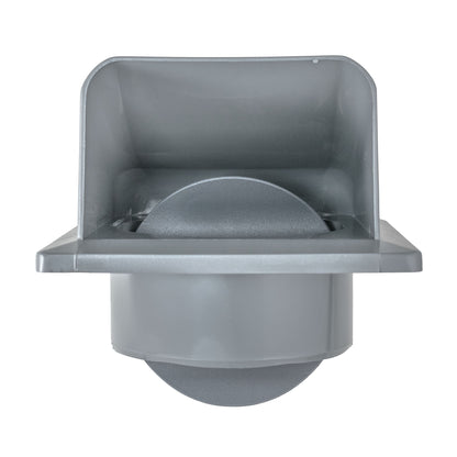 External Graphite Louvre Vent KRD/100G fi100mm