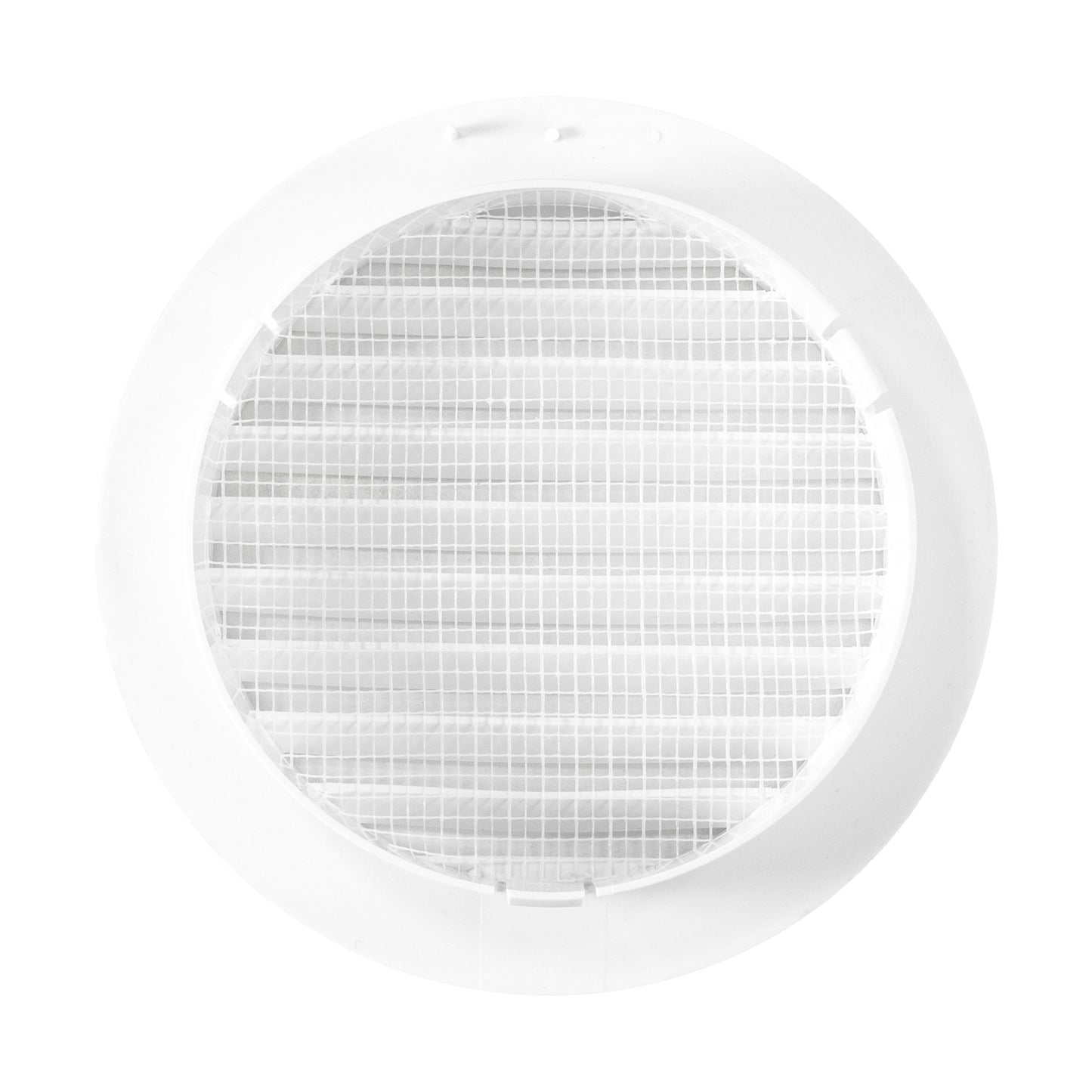 Through Wall Ventilation Kit Round Louvre Vent VC-KRO0184 with Graphite External Vent