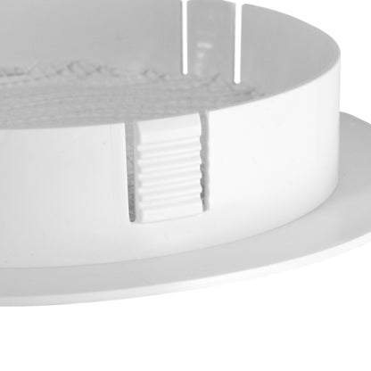 Through Wall Ventilation Kit Round Louvre Vent VC-KRO0184 with Graphite External Vent