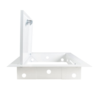 Access Panel Door Metal With Lock, White 150mm x 200mm