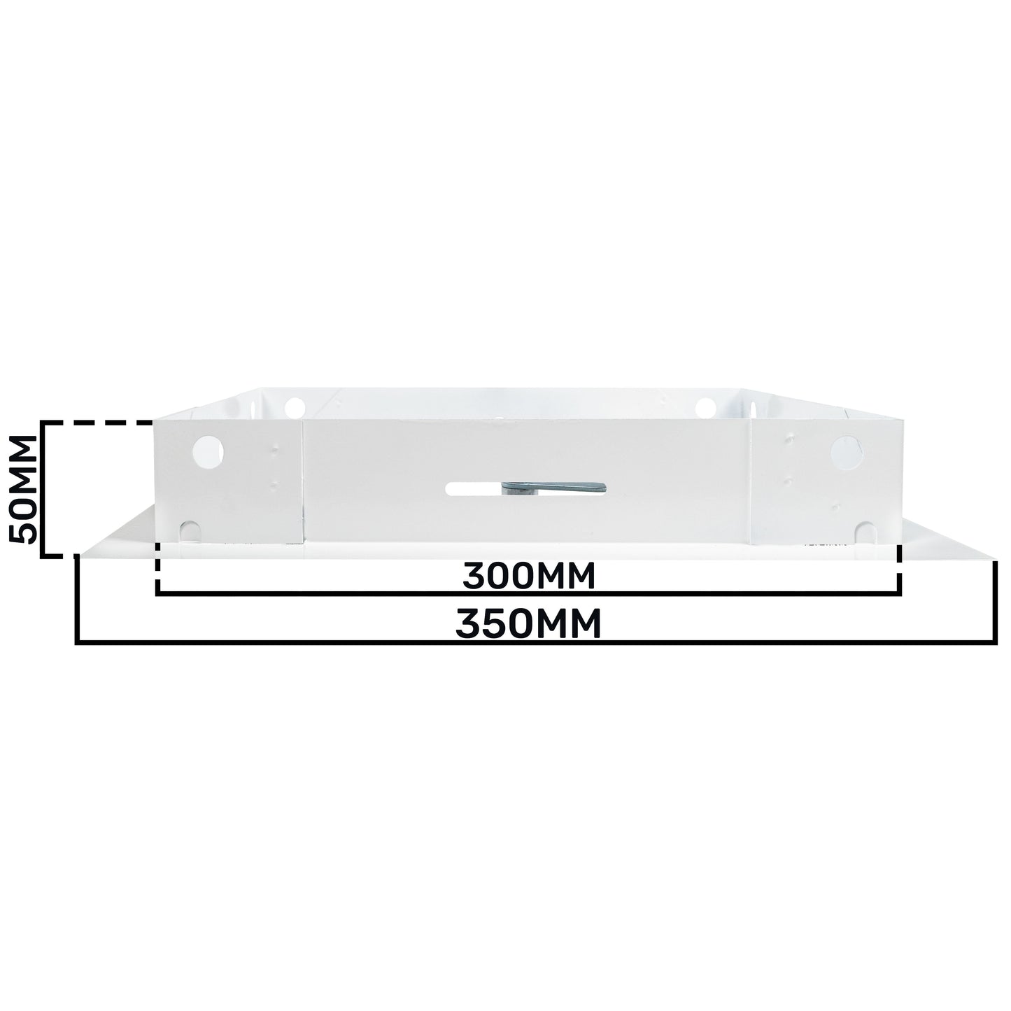 Access Panel Door Metal With Lock, White 200mm x 300mm