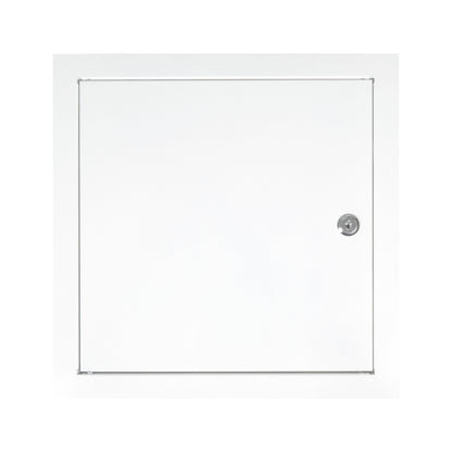 Access Panel Door Metal With Lock, White 200mm x 200mm