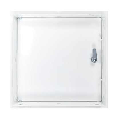 Access Panel Door Metal With Lock, White 400mm x 400mm
