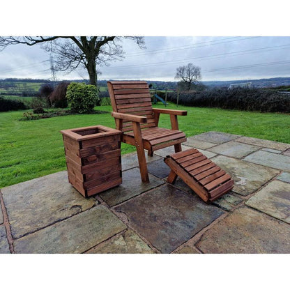 Swedish Redwood Garden Armchair Chair by Croft