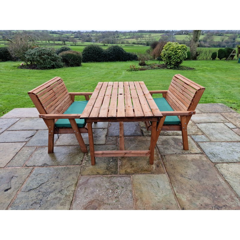 Swedish Redwood Garden Furniture Set by Croft - 4 Seat