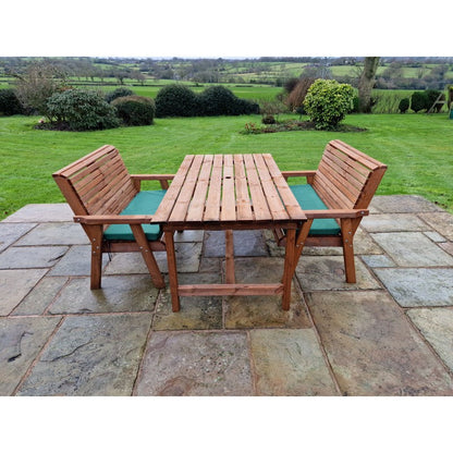 Swedish Redwood Garden Furniture Set by Croft - 4 Seat
