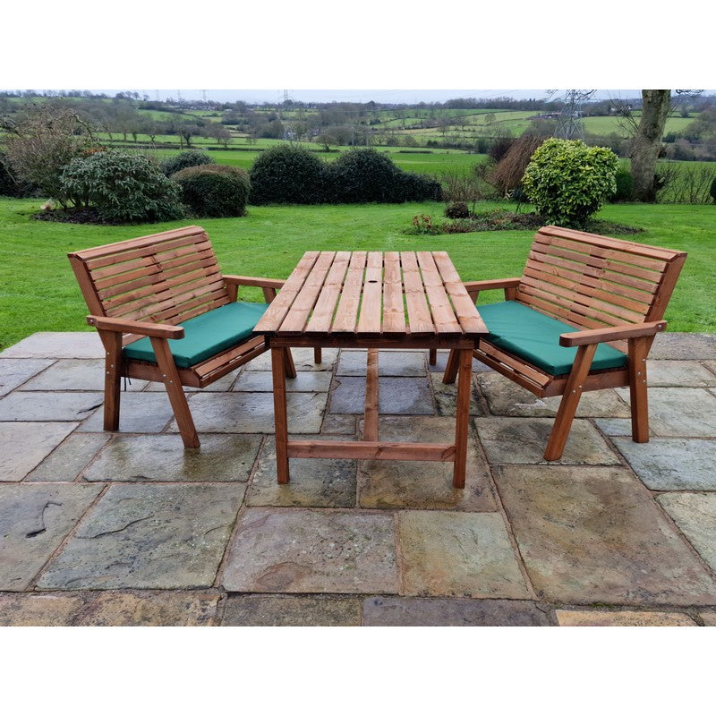 Swedish Redwood Garden Furniture Set by Croft - 4 Seat