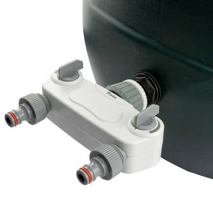 Water Butt Kit 3/4” BSP with WL 2-Way Valved Manifold