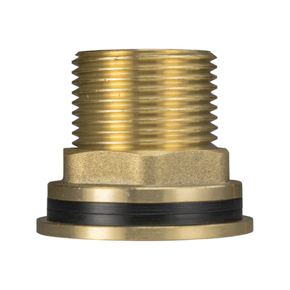 Water Butt Brass Kit 3/4" with Lever Tap Hose Barb and Side Lock and Drill Bit