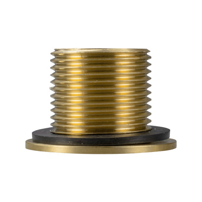 Water Butt Brass 1" BSP Male - 3/4" BSP Female and Drill Bit