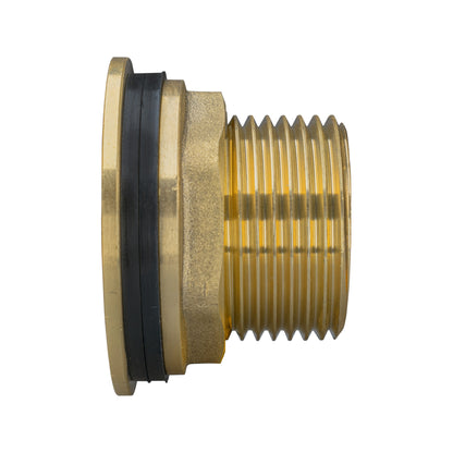 Water Butt Brass 1" BSP Male - 3/4" BSP Female and Drill Bit