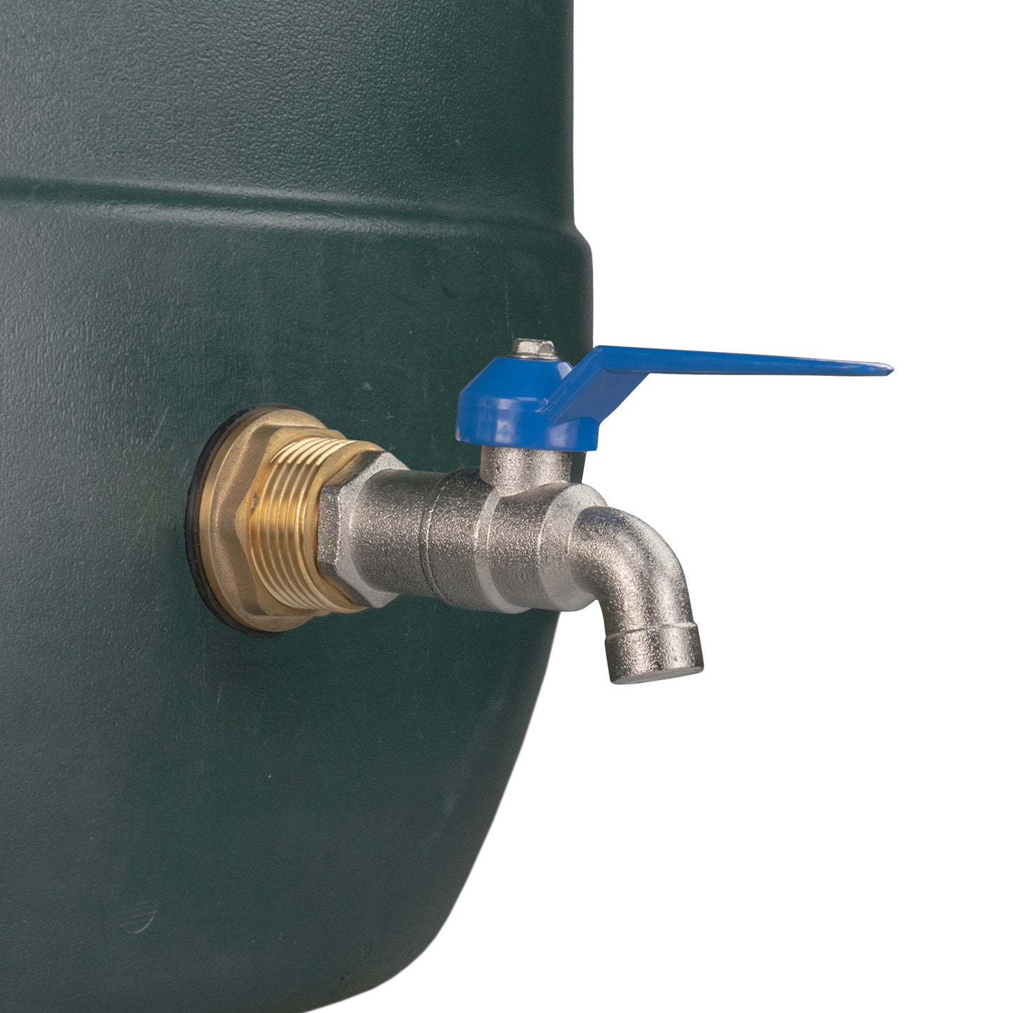 Water Butt Brass Kit 3/4" with Simple Lever Tap and Drill Bit