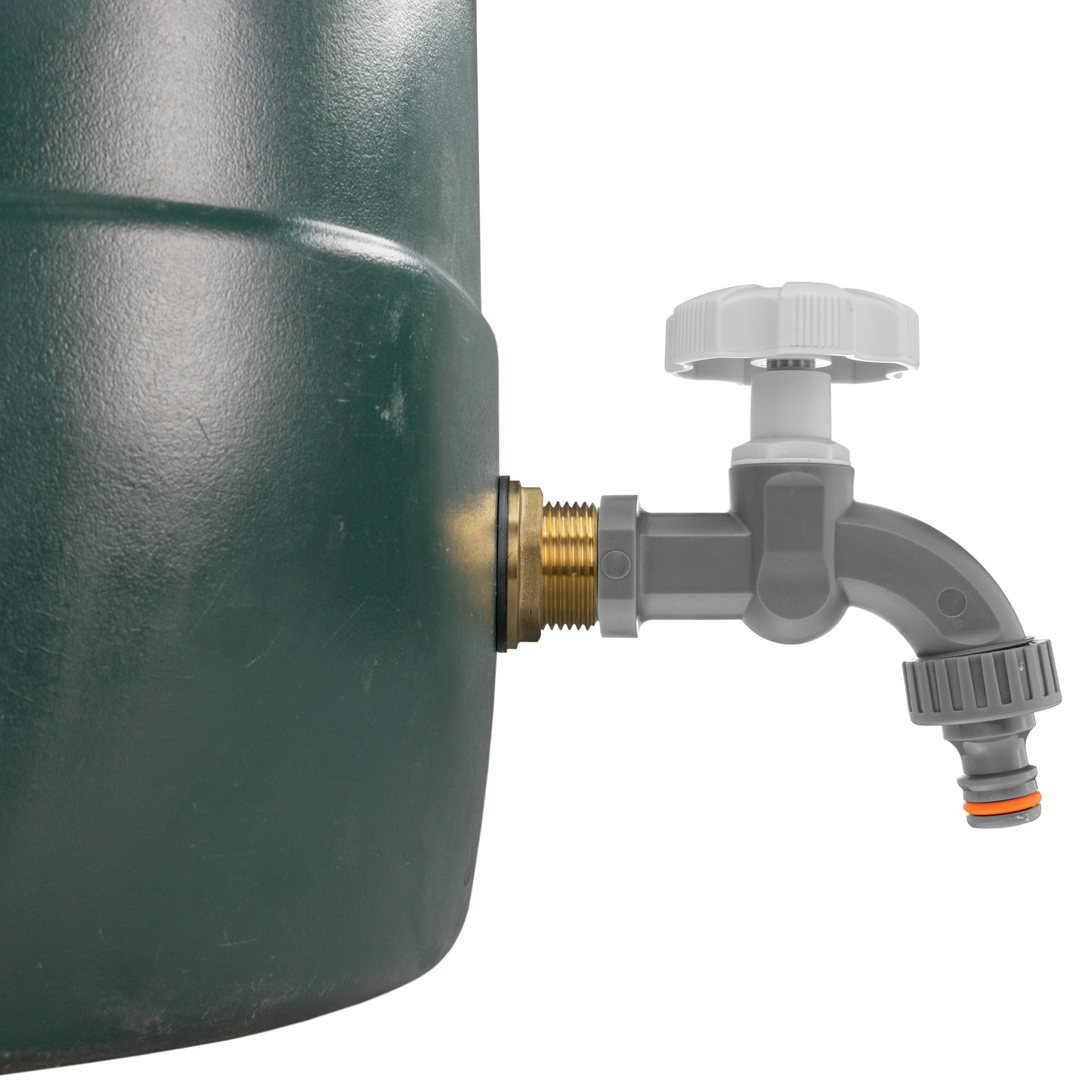 Water Butt Brass Kit 3/4" with Grey Dial Tap