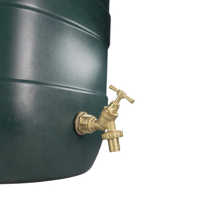 Water Butt Brass Kit 1" with Brass Barbed Tap