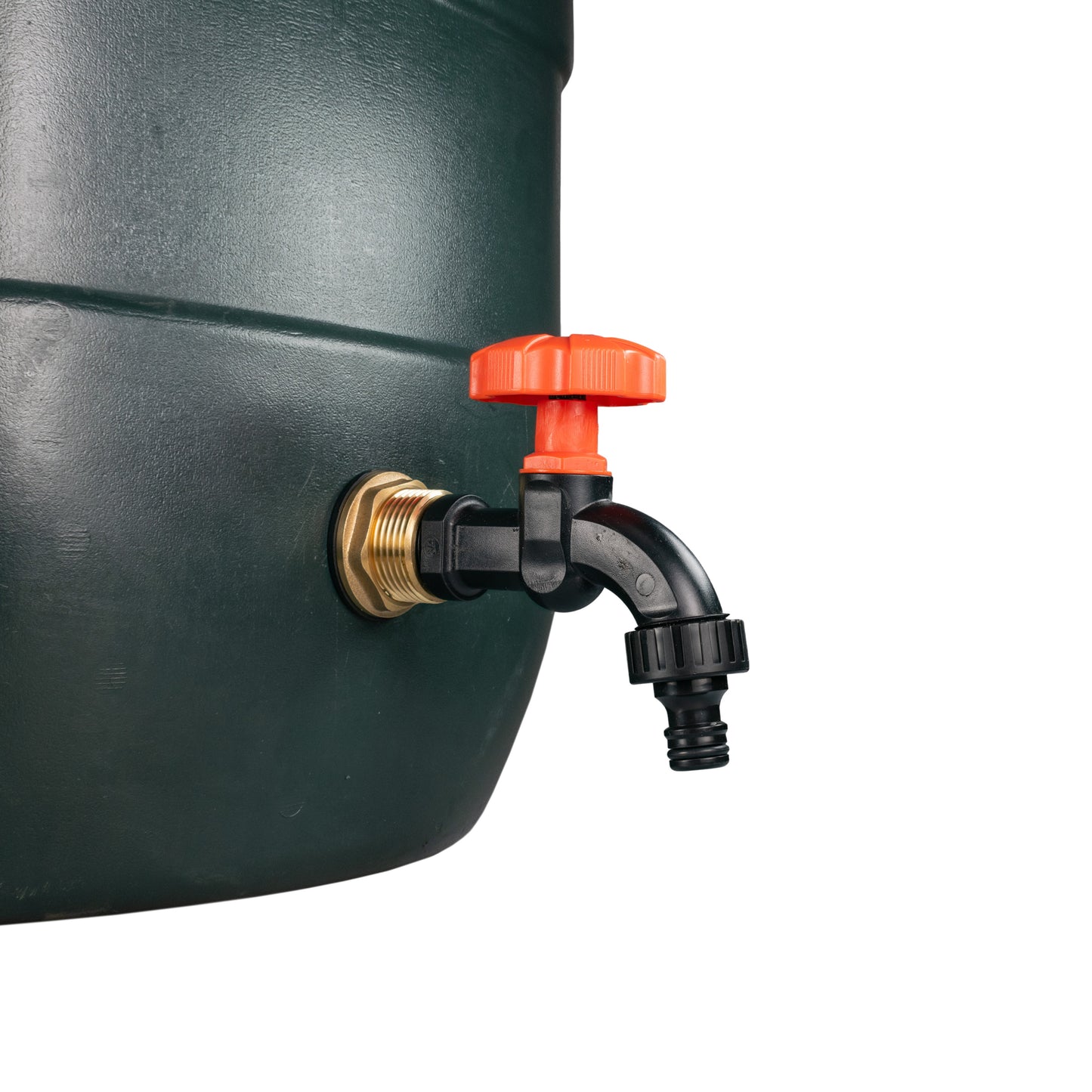 Water Butt Brass Kit 1" with Black Dial Tap