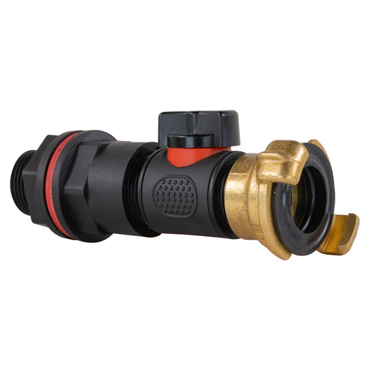 Water Butt Kit 3/4" with In-Line Valve + Geka