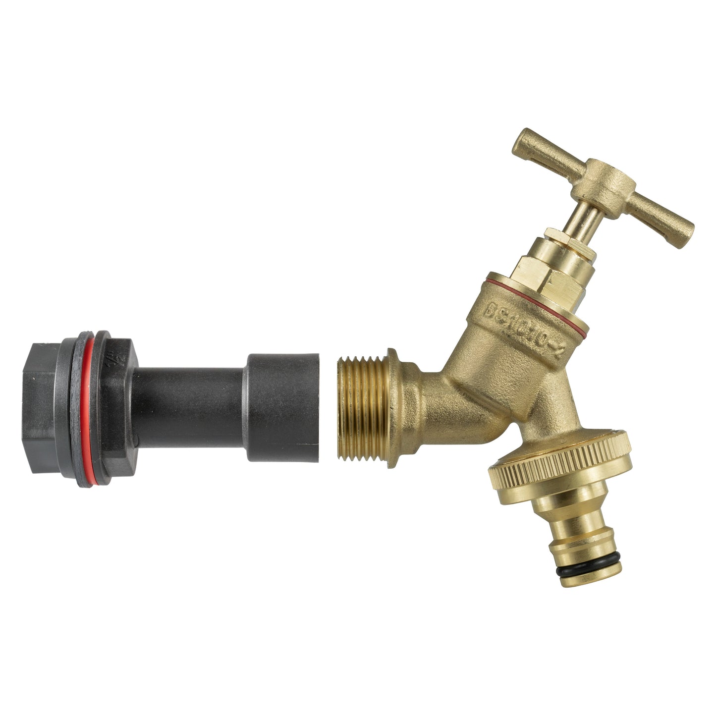 Water Butt Extension Kit 1/2" with Brass Quick Connect Tap