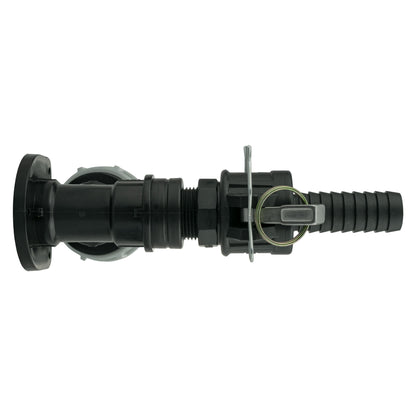 Wall Flange Kit 32mm MDPE + 3/4" Camlock Type F+C