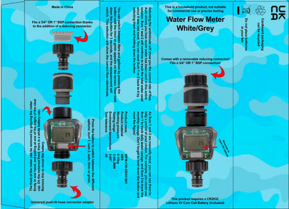 Water Flow Meter Gray