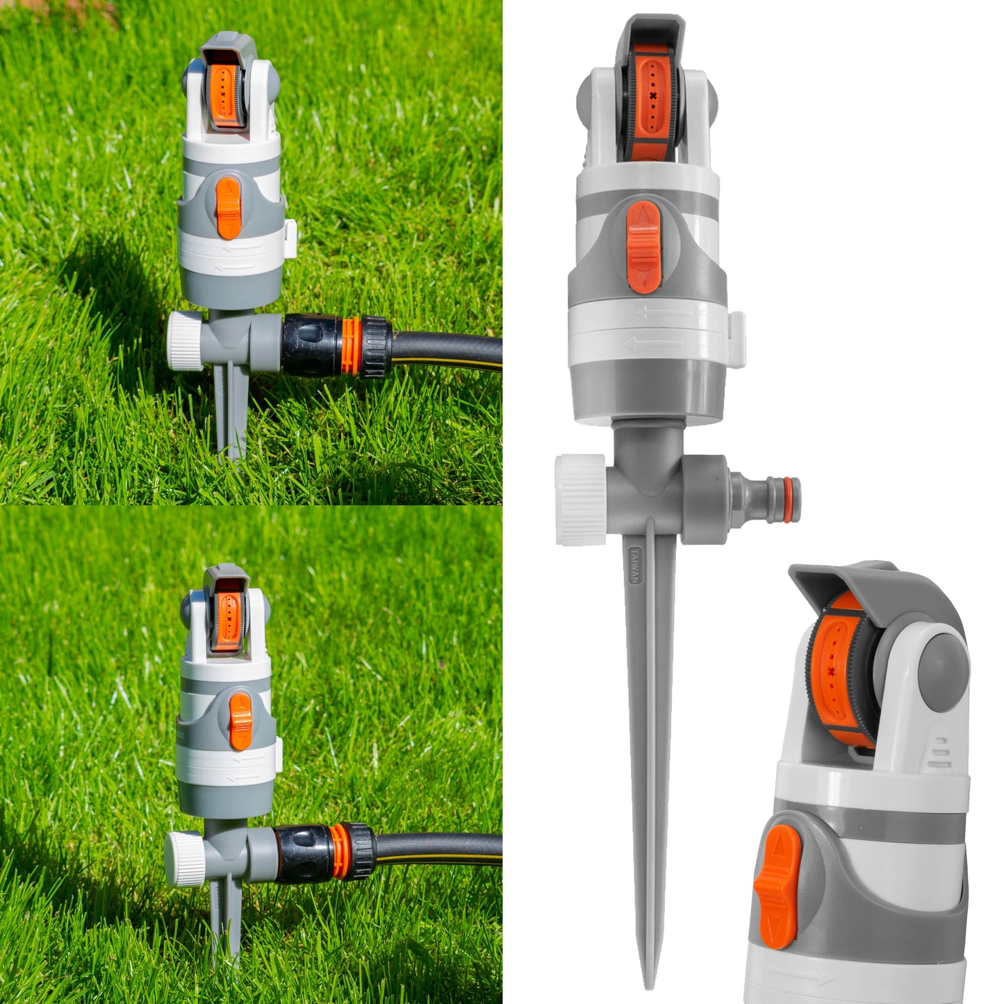 4 - Pattern Gear Drive Sprinkler White Line