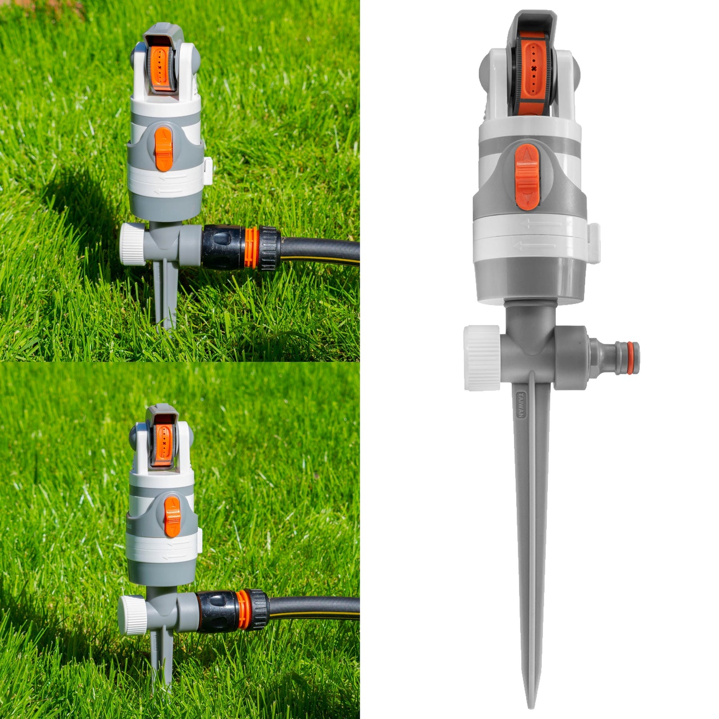 4 - Pattern Gear Drive Sprinkler White Line