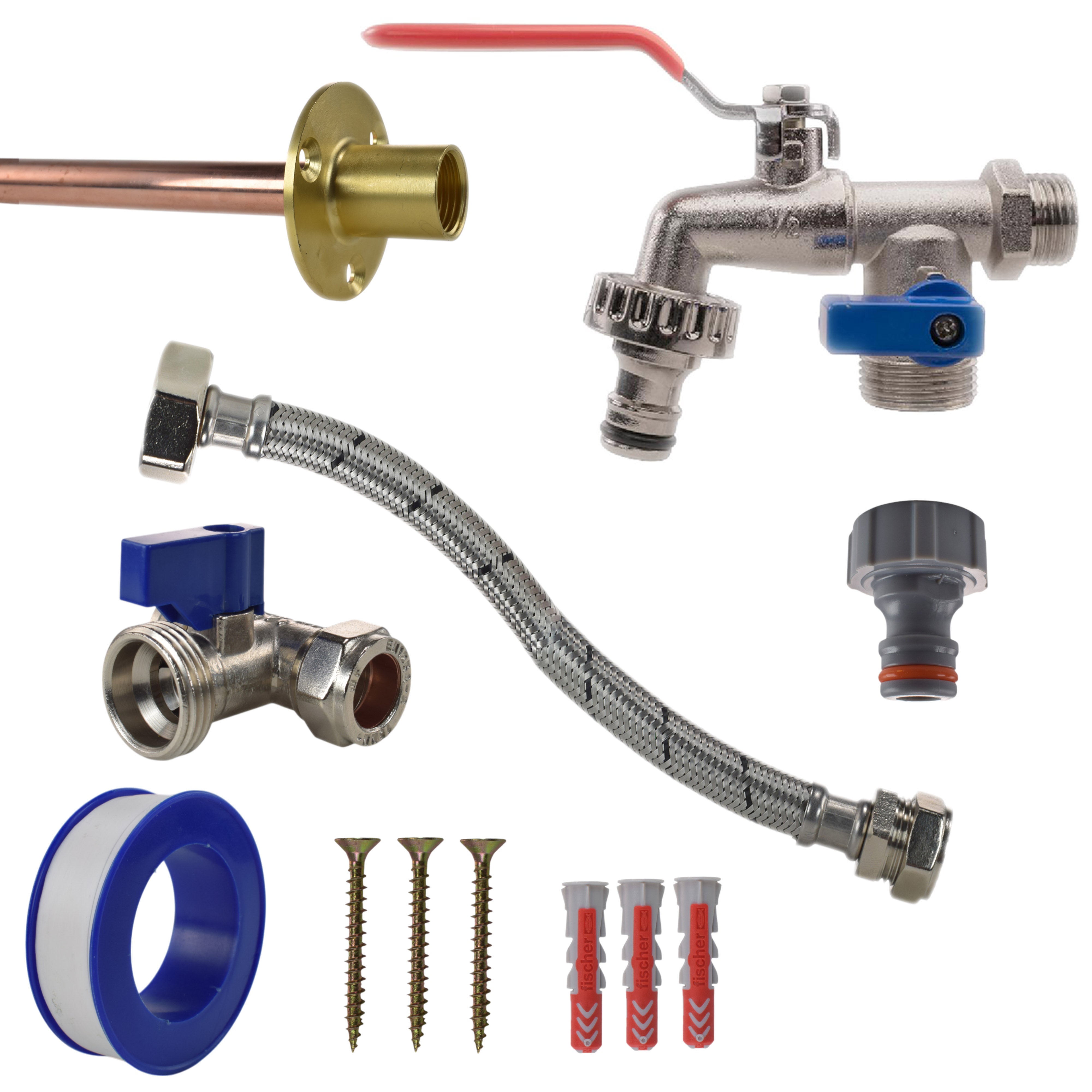 Double Lever Tap STANDARD Connection Kit – TurfStore