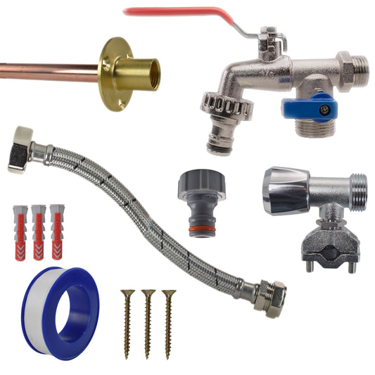 Double Lever Tap FULL Connection Kit