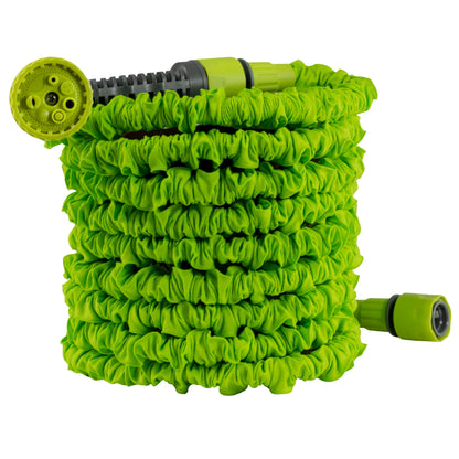 Expanding Trick Hose 5m - 15m Lime