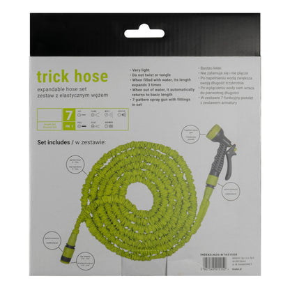 Expanding Trick Hose 15m - 45m Lime