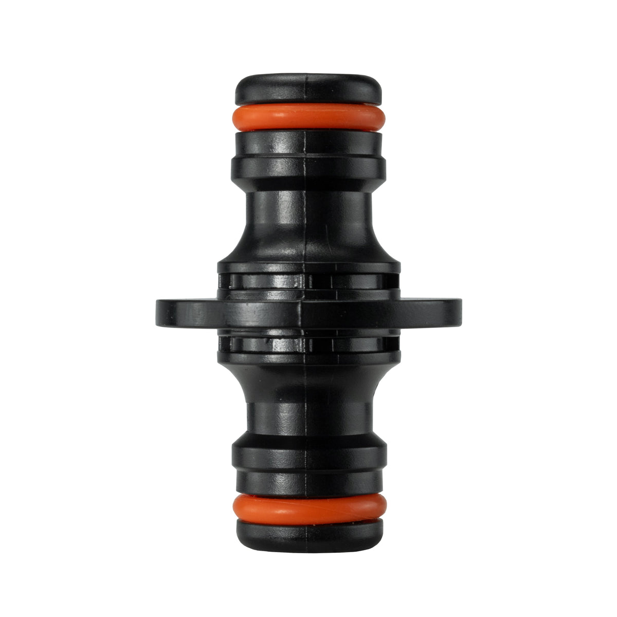 Two Way Connector Male Snap-On Joiner, Orange/Black, Bradas