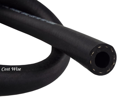 Rubber 12.7mm Braided Fuel, Oil Hose SAE J30 R6