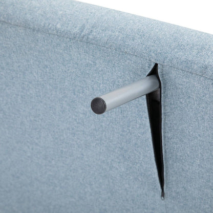 Adjustable Back Futon Sofa Chair - Blue