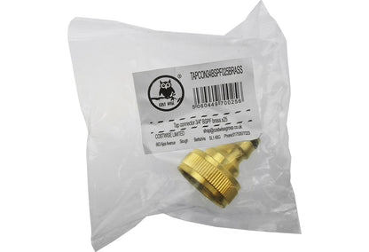 Tap Connector Snap On Male - 3/4" BSPF Brass
