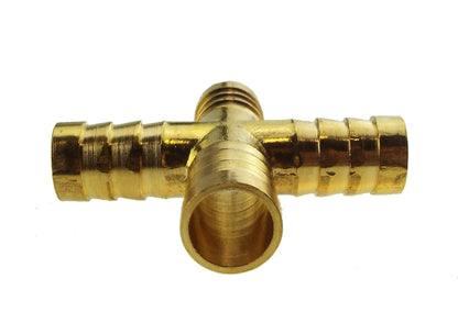 Brass Cross Joiner 10mm