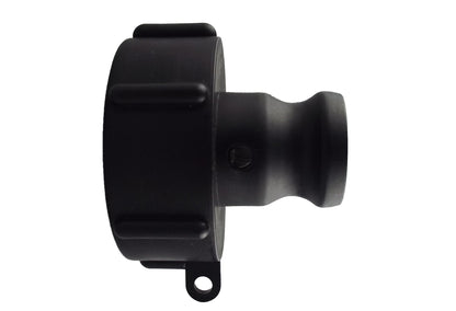 IBC 2” S60X6 Valve with IBC S60X6 - 1” Camlock Fitting 1” Type D Camlock