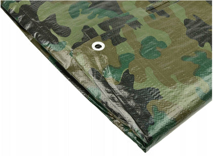 Camouflage M-Grade Tarpaulin 5m x 6m