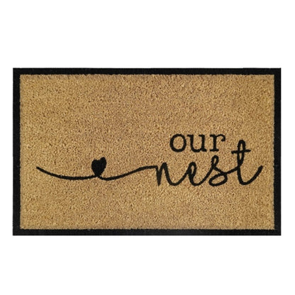 Doormat 60cm x 40cm - 'Our Nest'